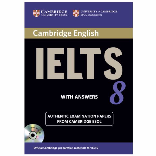 کتاب زبان IELTS Cambridge 8 همراه با CD انتشارات کمبریج