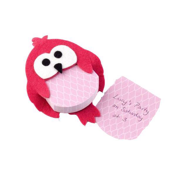 کاغذ یادداشت مگنتی تینکینگ گیفتز مدل جغدی، Tweets Note pad With Magnetic Back