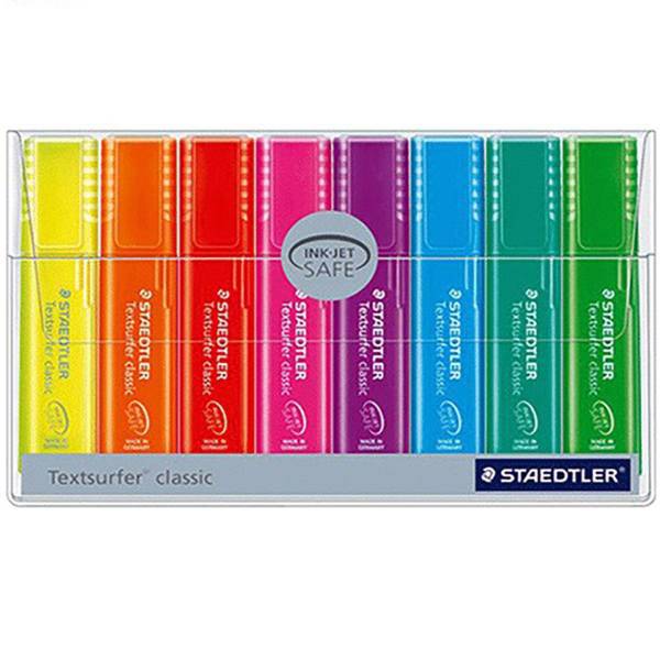 ماژیک علامت گذار استدلر مدل Textsurfer Classic 8 Colors، Staedtler Textsurfer Classic 8 Colors Hghlighter