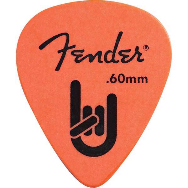 پک 12 عددی پیک گیتار فندر مدل 0.6 0987351750، Fender 0987351750 0.6 Rock On Touring Pick