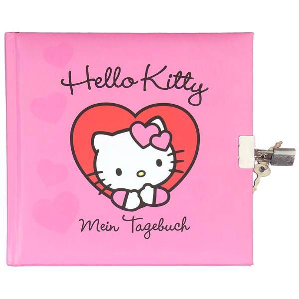 دفتر خاطرات سانریو طرح Hello Kitty جلد سخت، Sanrio Hello Kitty Diary Design Hard Cover Notebook