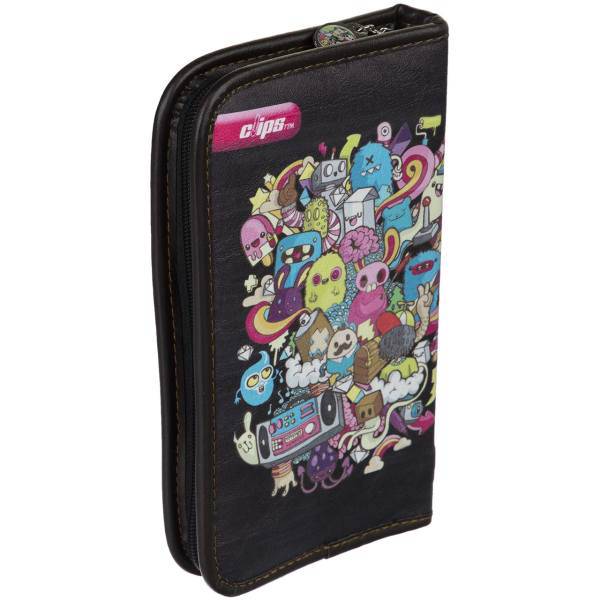 جامدادی کلیپس طرح هیولاهای دوست داشتنی سایز 2، Clips Lovely Monsters Pencil Case Size 2