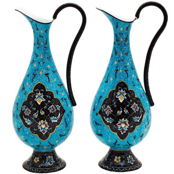 پارچ میناکاری رستا طرح 134-12-102 مجموعه دو عددی
