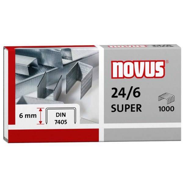 سوزن منگنه نووس مدل DIN7405 کد 0400190 سایز 6 میلی متر، Novus DIN7405 0400190 Stapler Needle 6 mm