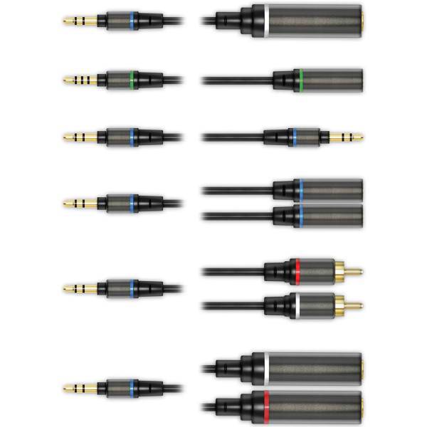 کیت کابل‌های تخصصی موسیقی برای موبایل آی کی مالتی مدیا قابل حمل مدل Cable Kit، IK Multimedia ILine Mobile Music Cable Kit