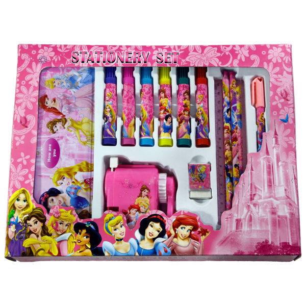 ست 14 تکه لوازم التحریر طرح پرنسس کد 363، Stand By Me Princess 363 Stationery Set 14 pcs