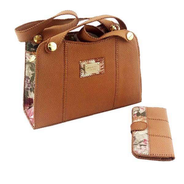 کیف چرم مدل 1125 به همراه کیف پول، Hand Bag For Women