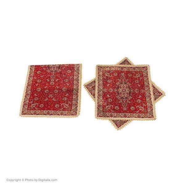 رومیزی ترمه هاشمی طرح آذر مجموعه سه عددی