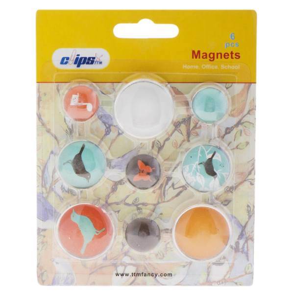 گیره‌ آهنربایی کلیپس مدل 100782 - بسته 9 عددی، Clips 100782 Magnet - Pack of 9