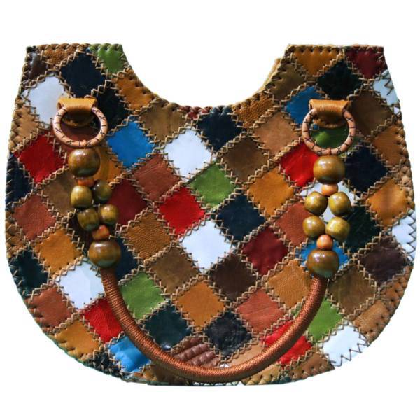 کیف دست ساز چرم زنانه نوامبر مدل Colorful، November Colorful Bag For Women