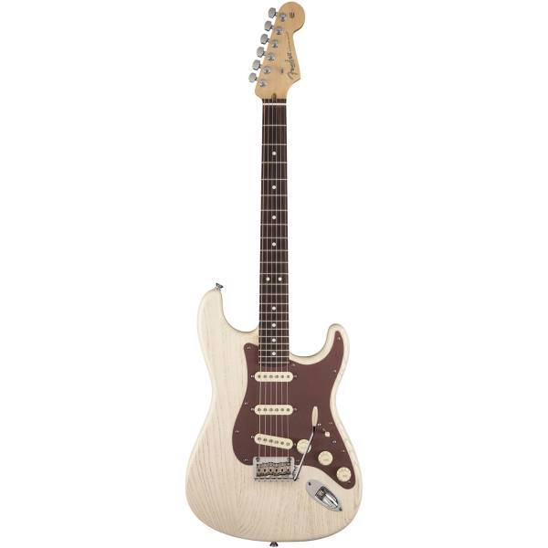 گیتار الکتریک فندر مدل FSR American Stratocaster Rustic Ash Olympic White، Fender FSR American Stratocaster Rustic Ash Olympic White Electric Guitar
