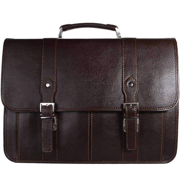 کیف اداری چرم طبیعی شهر چرم مدل 3-10100، Leather City 10100-3 Leather Briefcase