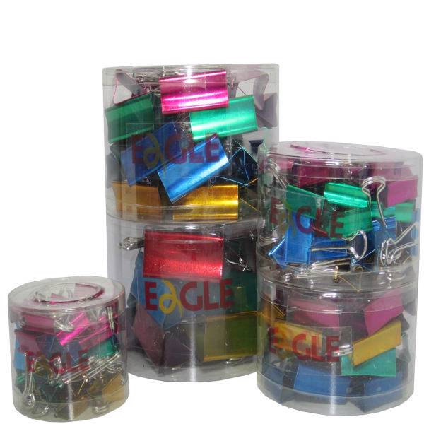 گیره کاغذ ایگل بسته 125 عددی، Binder Clips Pack 5 size