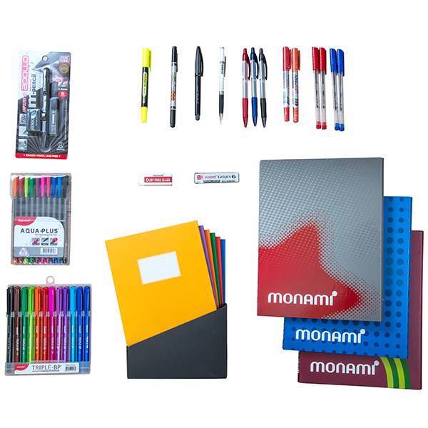 بسته لوازم التحریر پیشنهادی دبیرستان، High School Stationery