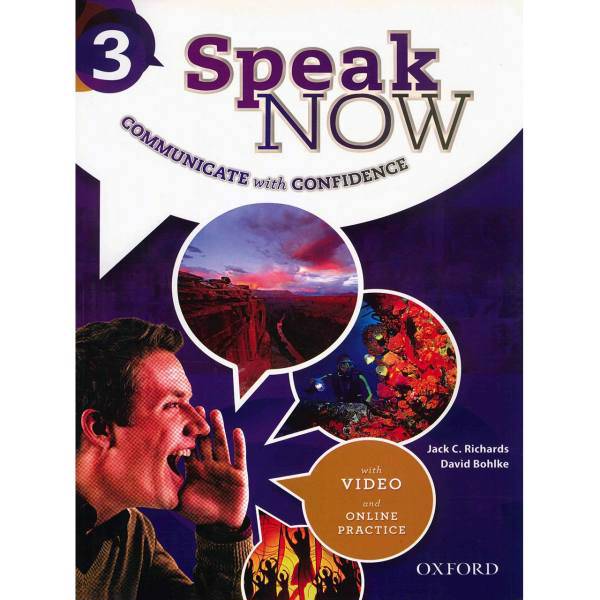 کتاب زبان Speak Now 3 Students Book And Work Book اثر جک سی. ریچاردز - دو جلدی، Speak Now 3 Students Book And Work Book