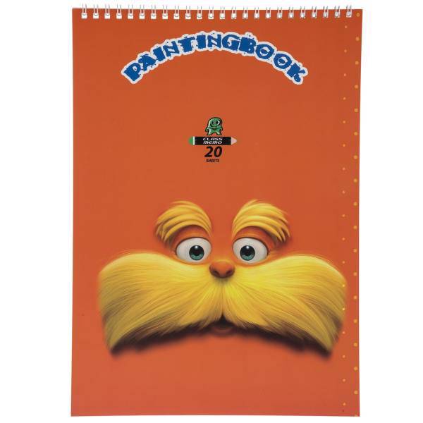 دفتر نقاشی کلاس ممو طرح لوراکس، Classmemo Lorax Painting book