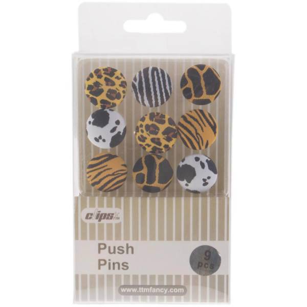 پونز کلیپس مدل 100926 - بسته 9 عددی، Clips 100926 Push Pin - Pack of 9