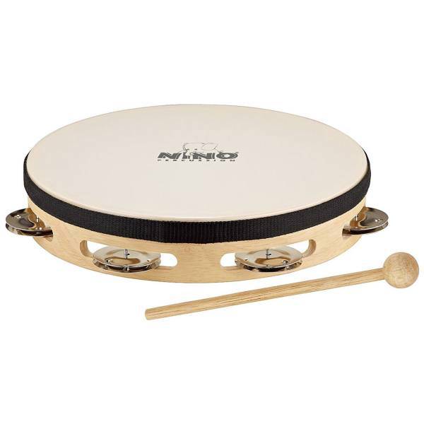 تمبورین پوستی 8 اینچ ماینل مدل 47، Nino 47 8Inch Tambourine