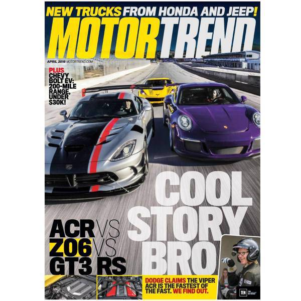 مجله موتور ترند - آوریل 2016، Motor Trend Magazine - April 2016