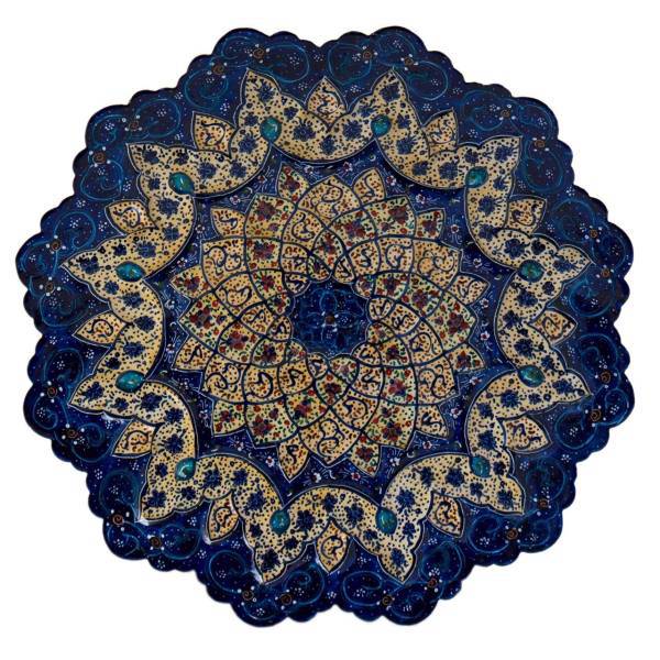 بشقاب میناکاری رستا طرح 270-15-102 قطر 20 سانتی متر