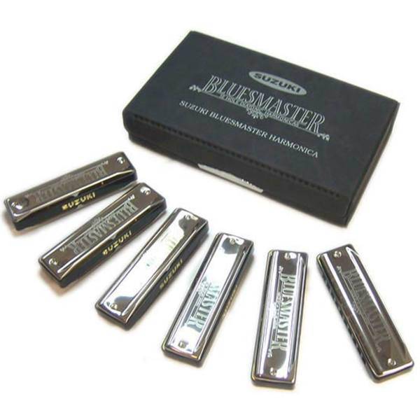 سازدهنی سوزوکی مدل Blues Master پک شش عددی، Suzuki Blues Master Harmonica