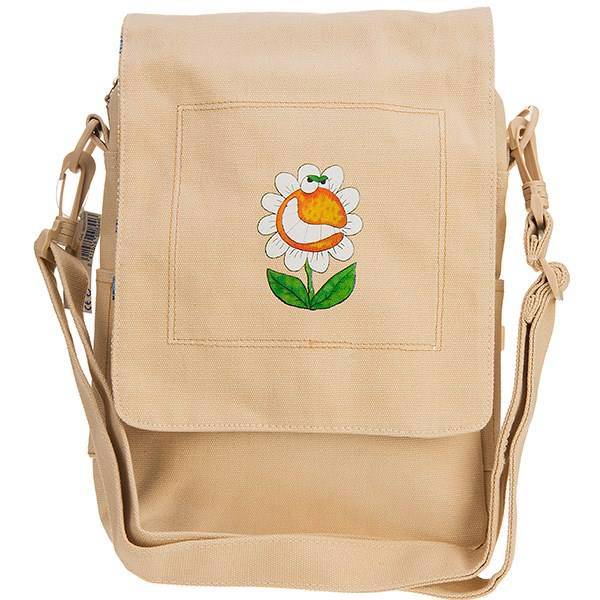 کیف رو دوشی میلان طرح گل خندان، Milan Smiling Flower Design Shoulder Bag