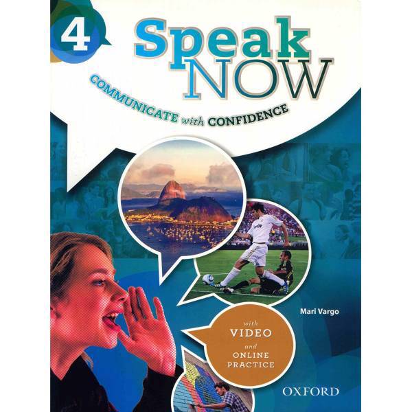 کتاب زبان Speak Now 4 Students Book And Work Book اثر ماری ورگو - دو جلدی، Speak Now 4 Students Book And Work Book