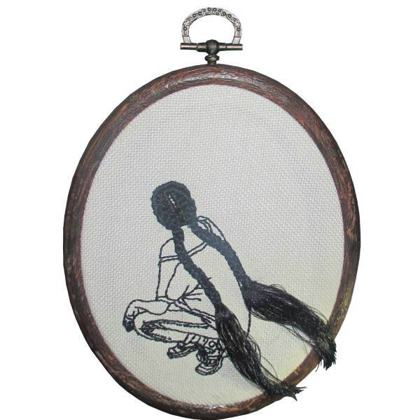 تابلو گلدوزی دونک طرح لیام مدل Liam L6، Dooonak Liam L6 Embroidery Art Tableau