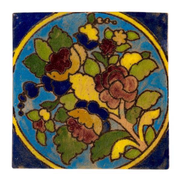 کاشی خشتی گالری مند طرح اسلیمی MK43