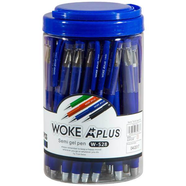 خودکار ووک سری ای پلاس مدل W-528 بسته 50 عددی، Woke Aplus W-528 Pen Pack Of 50