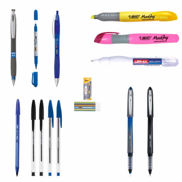 ست 16 تکه لوازم التحریر بیک مدل University، Bic University Stationery Set 16 pcs