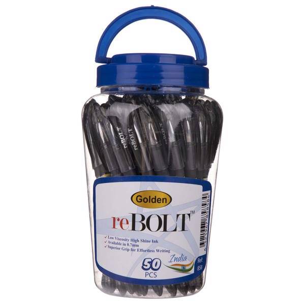 خودکار ریبولت مدل Golden بسته 50 عددی، Rebolt Golden Pen Pack of 50