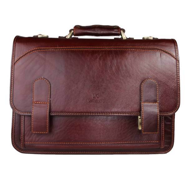 کیف اداری چرم طبیعی شهر چرم مدل 5-1110403، Leather City 1110403-5 Leather Briefcase