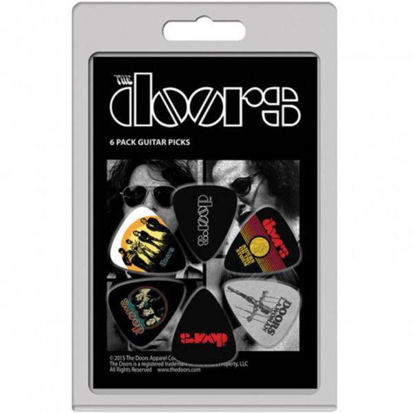 پیک گیتار پریس مدل The Doors بسته‌ 6 عددی، Perris The Doors Guitar Pick - Pack Of 6