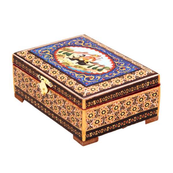 جعبه جواهرات خاتم کاری مارک اخوان MKH226