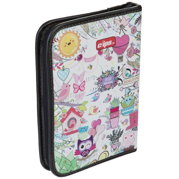 جامدادی کلیپس طرح پرندگان سایز 3، Clips Birds Pencil Case Size 3