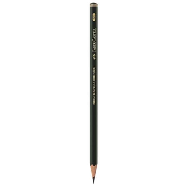 مداد طراحی فابر کاستل مدل 9000 با درجه سختی نوک 5B، Faber-Castell 9000 5B Pencil