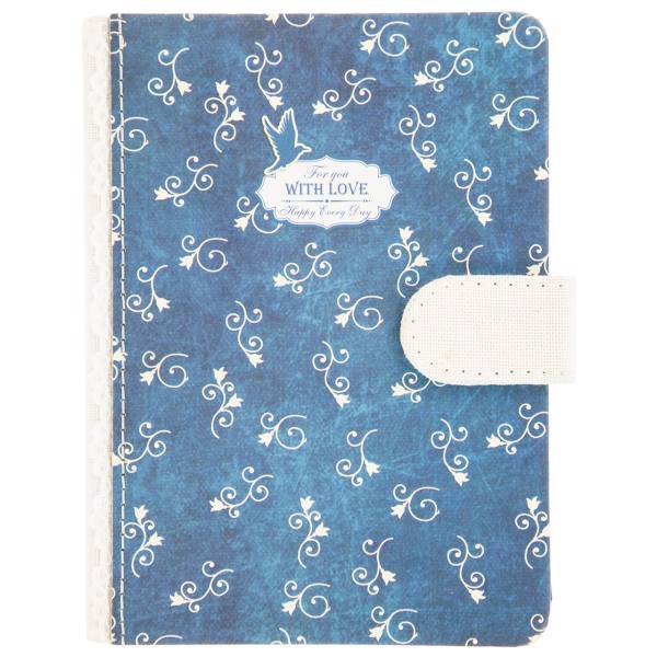 دفتر ونوشه مدل With Love Flower، Vanosheh With Love Flower Notebook