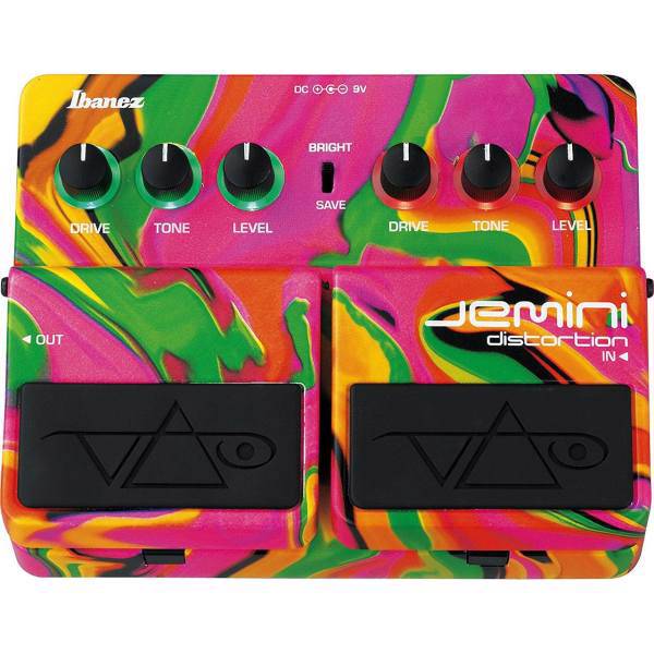 پدال افکت دیستورشن گیتار آیبانز مدل Jemini، Ibanez Jemini Steve Vai Signature Distortion Pedal