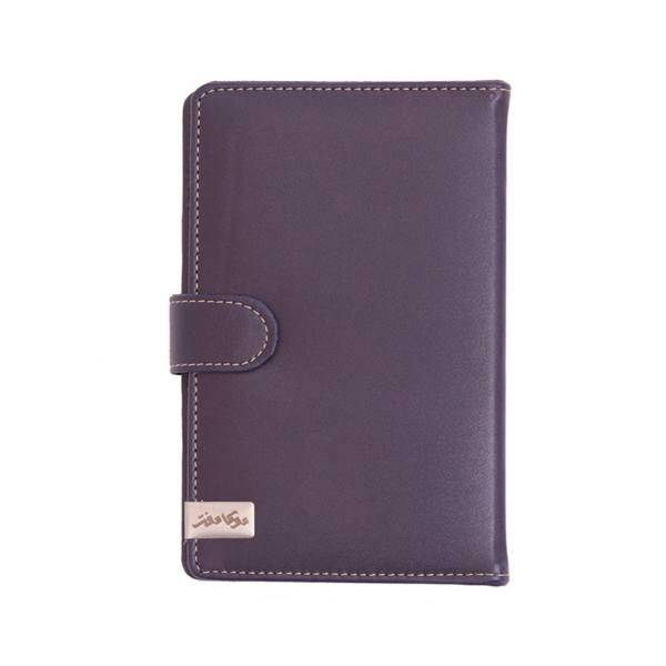 دفتر کلاسوری دوکادفتر فوم چرمی مدل 01-06-607، DokaDaftar Leather 607-06-01 Binder Notebook