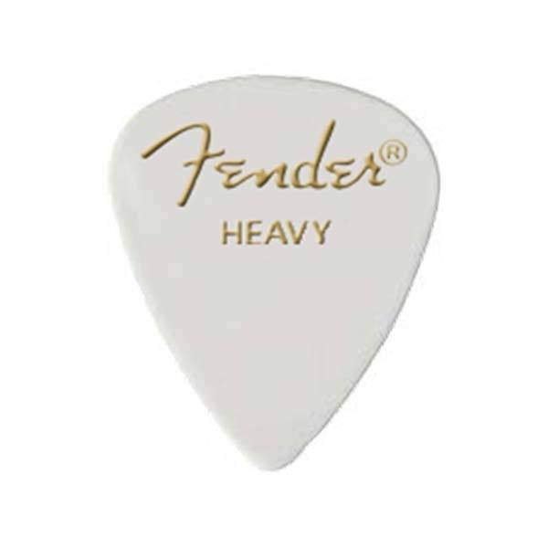 پیک گیتار الکتریک فندر مدل کلاسیک سلولوید هووی بسته‌ی 12 عددی، Fender 351 Shape Classic Celluloid Heavy Pick