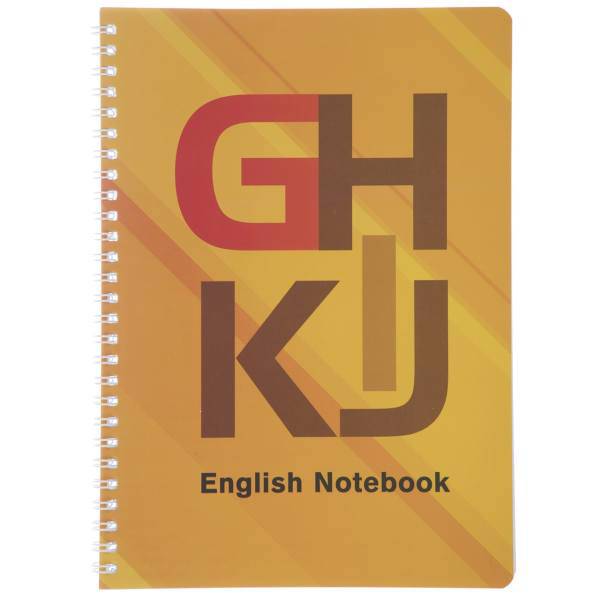 دفتر زبان آوای تحریر طرح GH-1639، Avaye Tahrir GH-1639 Design English Notebook