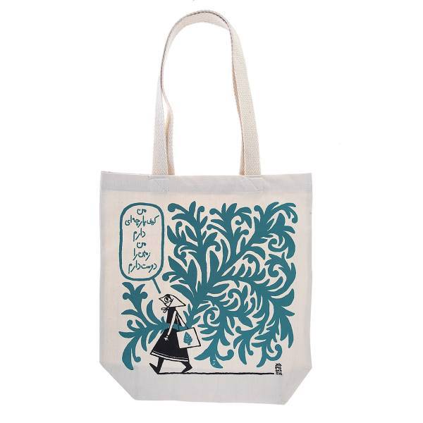 ساک خرید مانیز طرح حنا دختری در شهر، Maniz Hana Design Shopping Bag