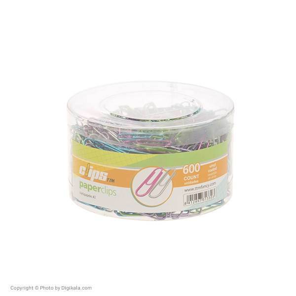 گیره کاغذ کلیپس مدل 313303 - بسته 600 عددی، Clips 313303 Paper Clips - Pack of 600