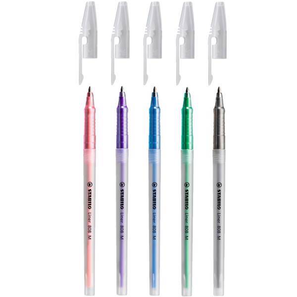 خودکار پنج رنگ استابیلو مدل Liner 808، Stabilo Liner 808 5 Color Pen