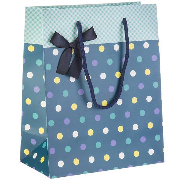 پاکت هدیه عمودی طرح خالدار، Spotted Vertical Gift Bag