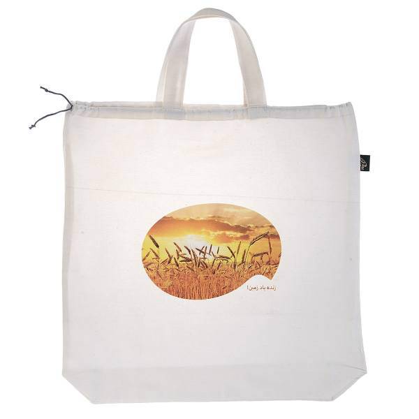 ساک خرید مانیز طرح کیسه نان گندم‌ زار، Maniz Grain Field Bread Bags Design Shopping Bag