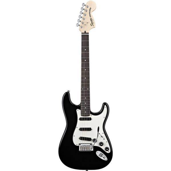 گیتار الکتریک فندر مدل Squier Delux Hot Rails Starto Black، Fender Squier Delux Hot Rails Starto Black Electric Guitar