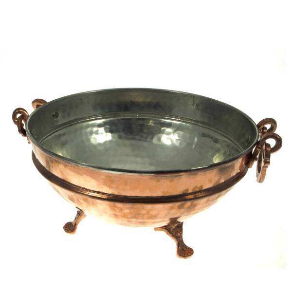 آجیل خوری مسی کد 7601 قطر 24 سانتی متر