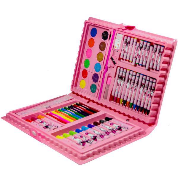 ست نقاشی 68 تکه لیدر مدل هلو کیتی کد 178، Leader Heloo Kitty 178 Drawing Set of 68 pcs